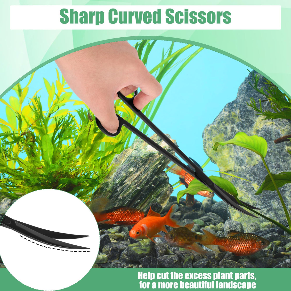 4 in 1 Stainless Steel Aquarium Aquascape Tools Kit W8179