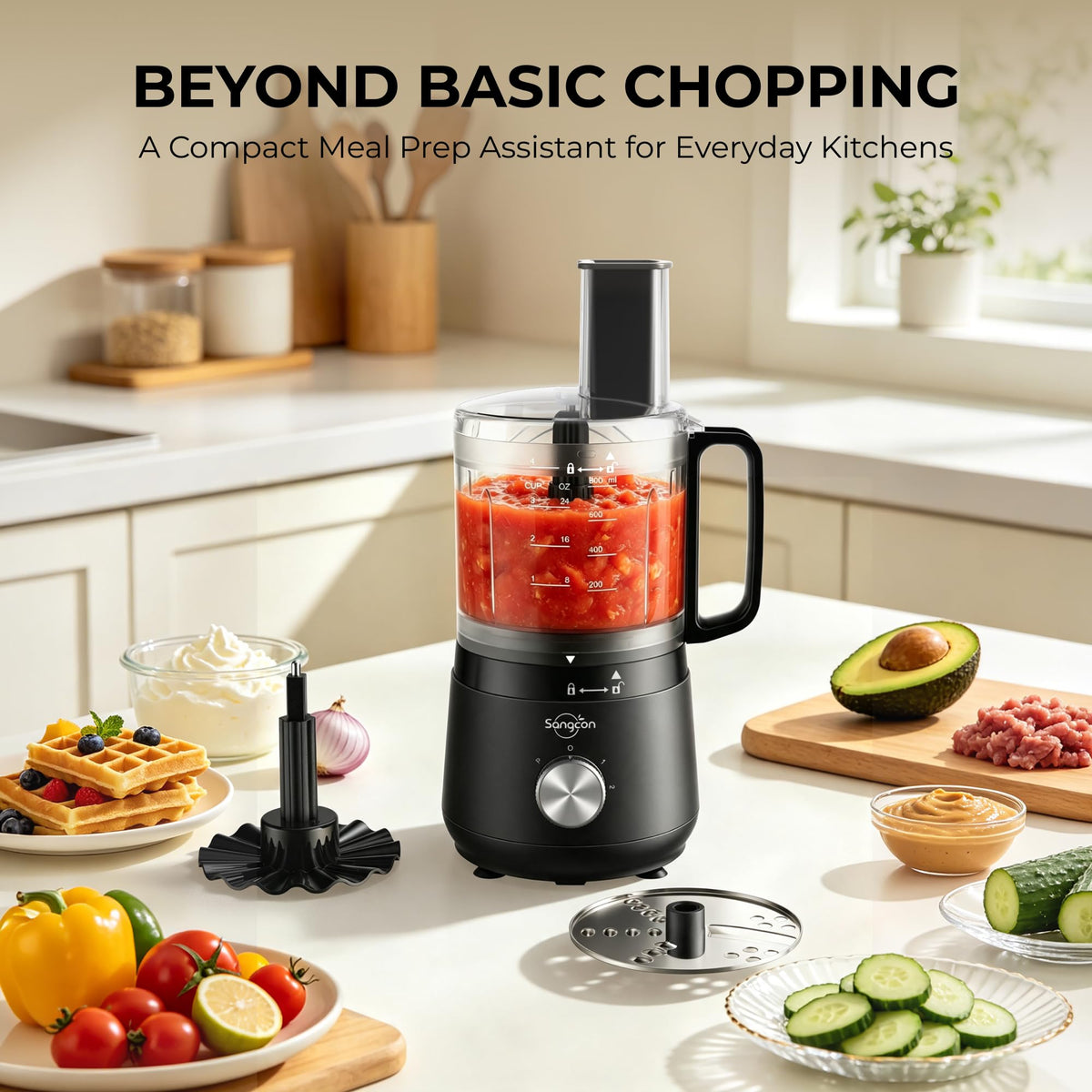 400W 4-Cup Mini Food Processor N794032