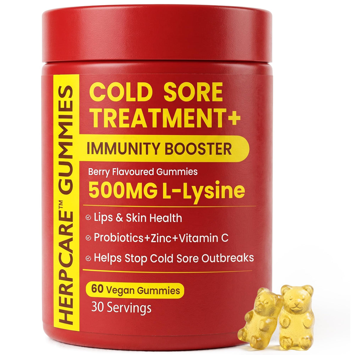 Cold Sore Treatment with L-Lysine, Zinc & Vitamin C K241