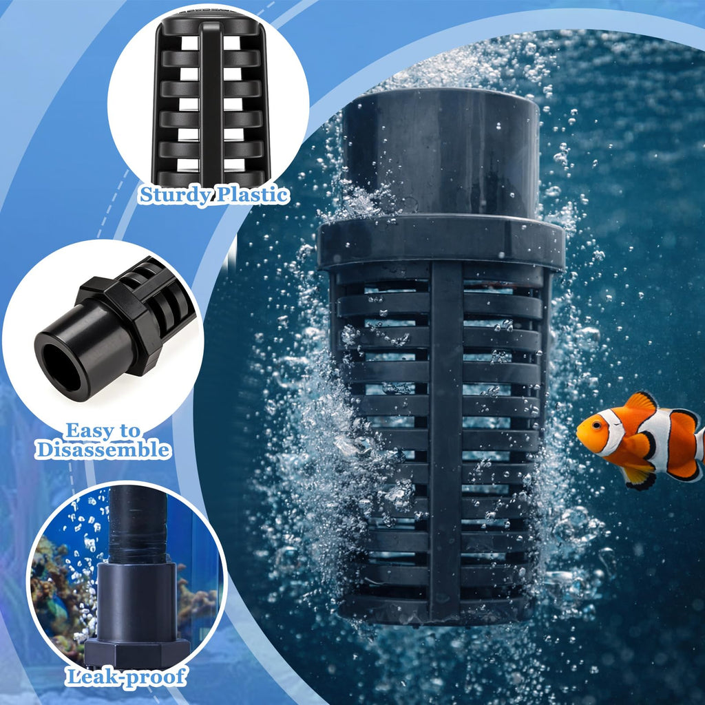 1 Inch PVC Pipe Suction Screen Strainer Aquarium Filter Intake Guard Z18151