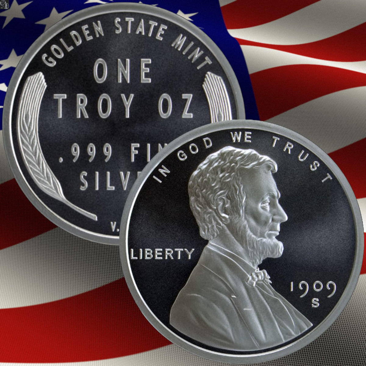 1 Troy Oz. .999 Fine Silver Round G111
