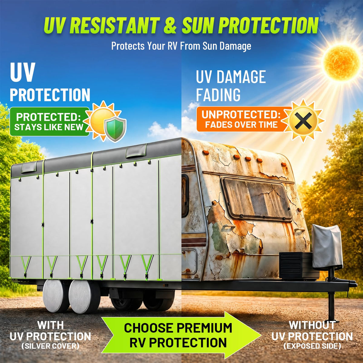 22-24 ft Travel Trailer Cover V890338