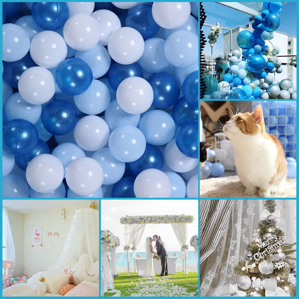 Crush Proof Non-Toxic Plastic Balls 170pcs 2.2inchs T42930