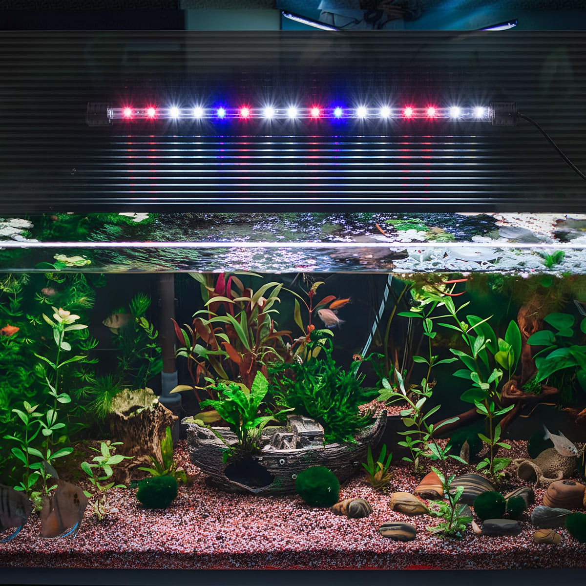 Aquarium Lid with LED Light 29 x 11.38 x 0.12 Inch G847