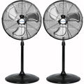 20" High Velocity 3-Speed Oscillating Pedestal Fan, 2 Pack D682677
