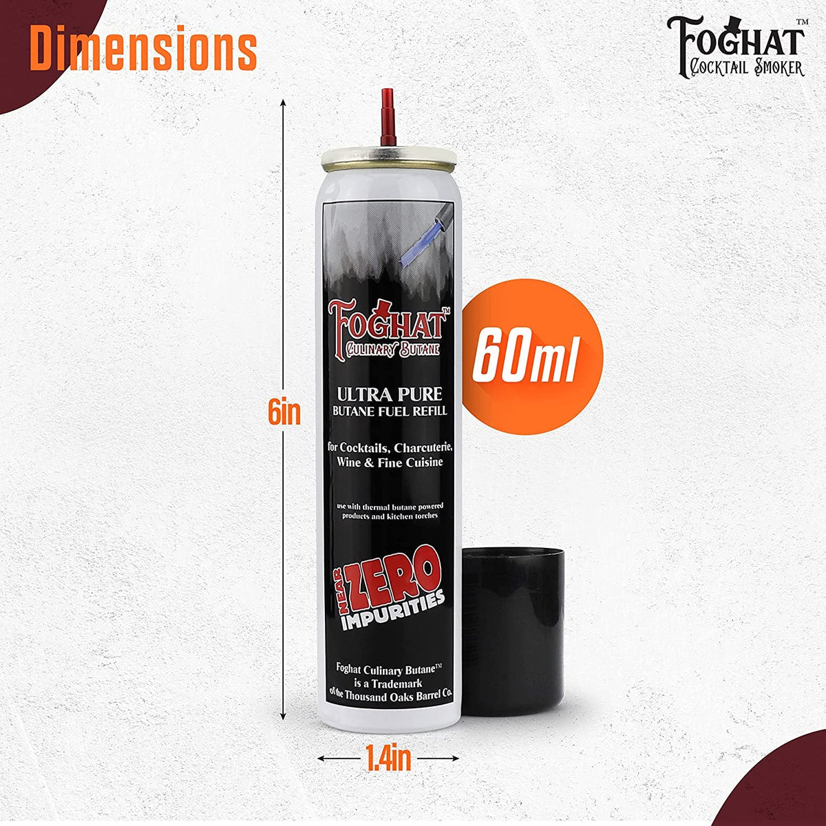 Butane Fuel Refill 12 Pack 60ml Z3336