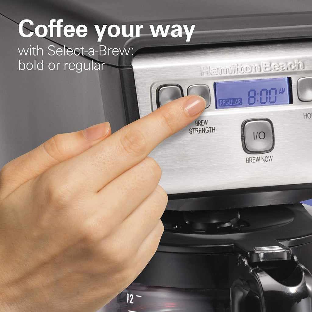 12 Cup Compact Programmable Drip Coffee Maker J5942