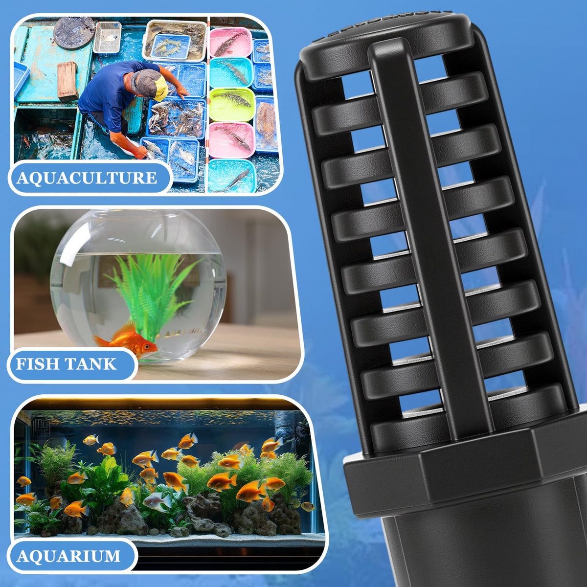 1 Inch PVC Pipe Suction Screen Strainer Aquarium Filter Intake Guard Z18151