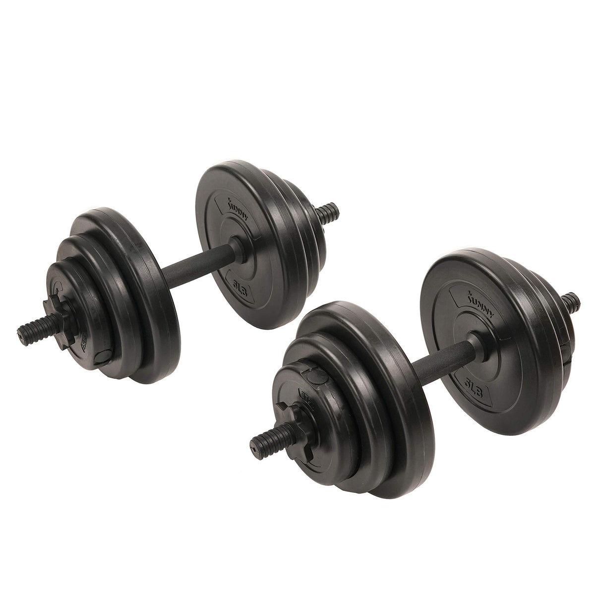 40 Lb Vinyl Dumbbell Set Hand Weights J6601