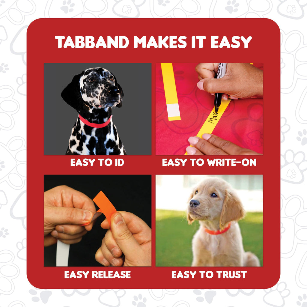 20 Inch 500 Count Waterproof Writable Tear-Resistant Pet ID Collars L762