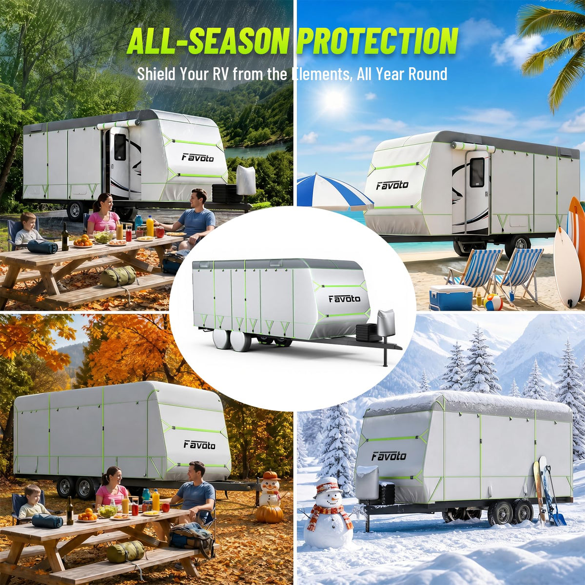 22-24 ft Travel Trailer Cover V890338
