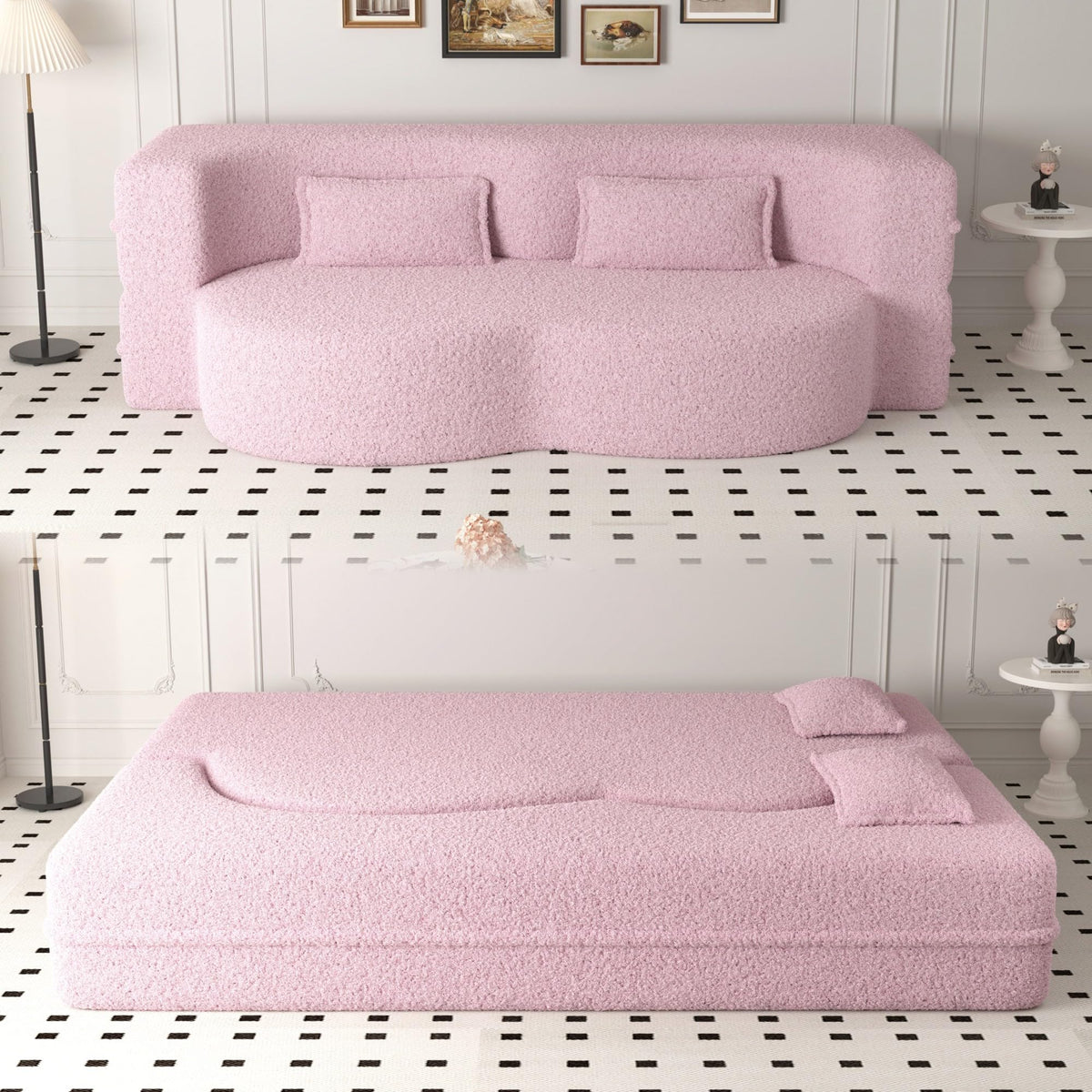 Convertible Futon Sofa Bed Q233