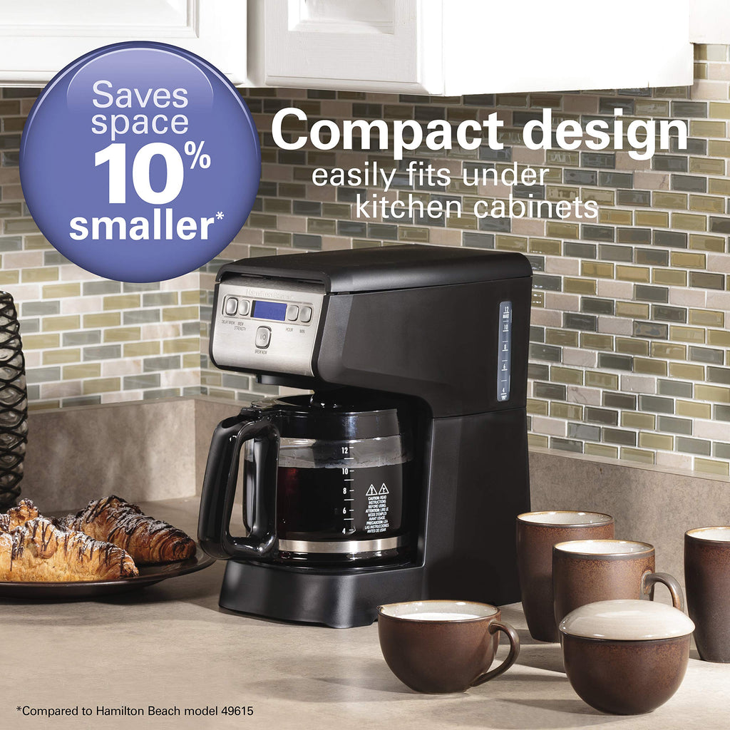 12 Cup Compact Programmable Drip Coffee Maker J5942
