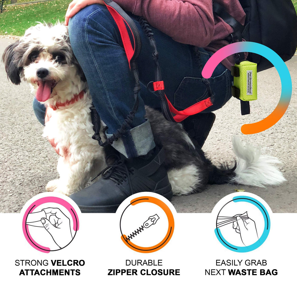 Hands Free Dog Leash for Large Dogs with Poop Bag Dispenser G734
