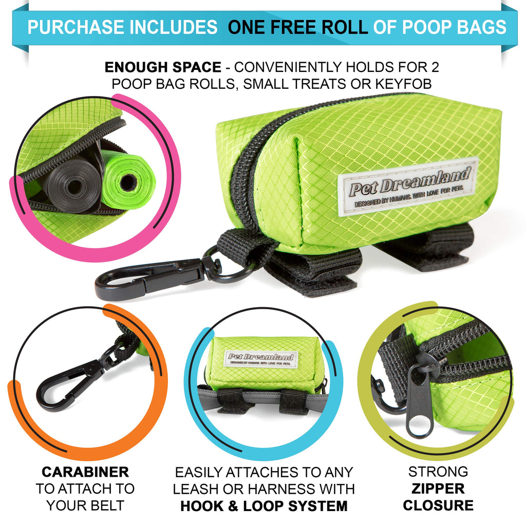 Hands Free Dog Leash for Large Dogs with Poop Bag Dispenser G734