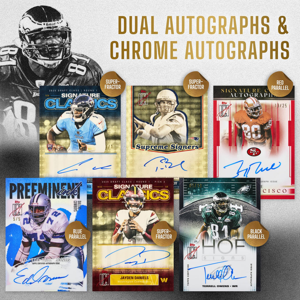 2025 Topps NFL Signature Class Football Value Box S5810
