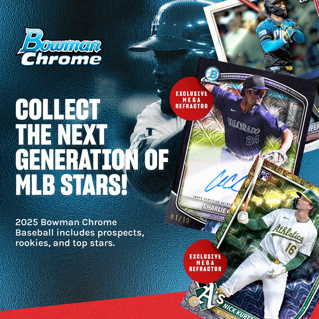 2025 Bowman Chrome Baseball Mega Box C9319