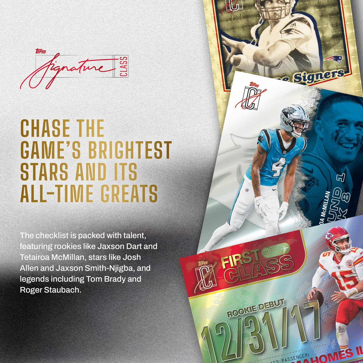 2025 Topps NFL Signature Class Football Value Box S5810