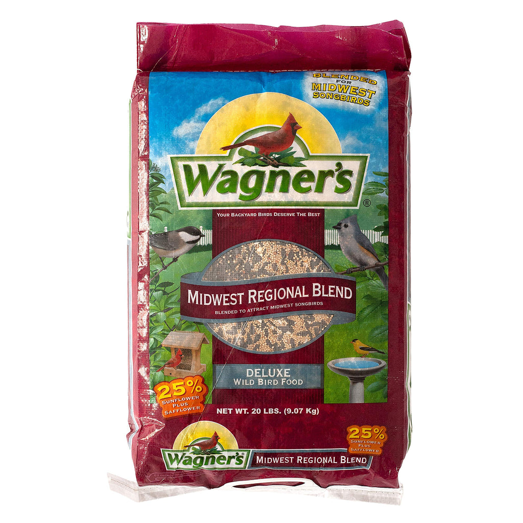 Bird Food Bundle 20 lbs and Safflower Seed 5 lbs K545