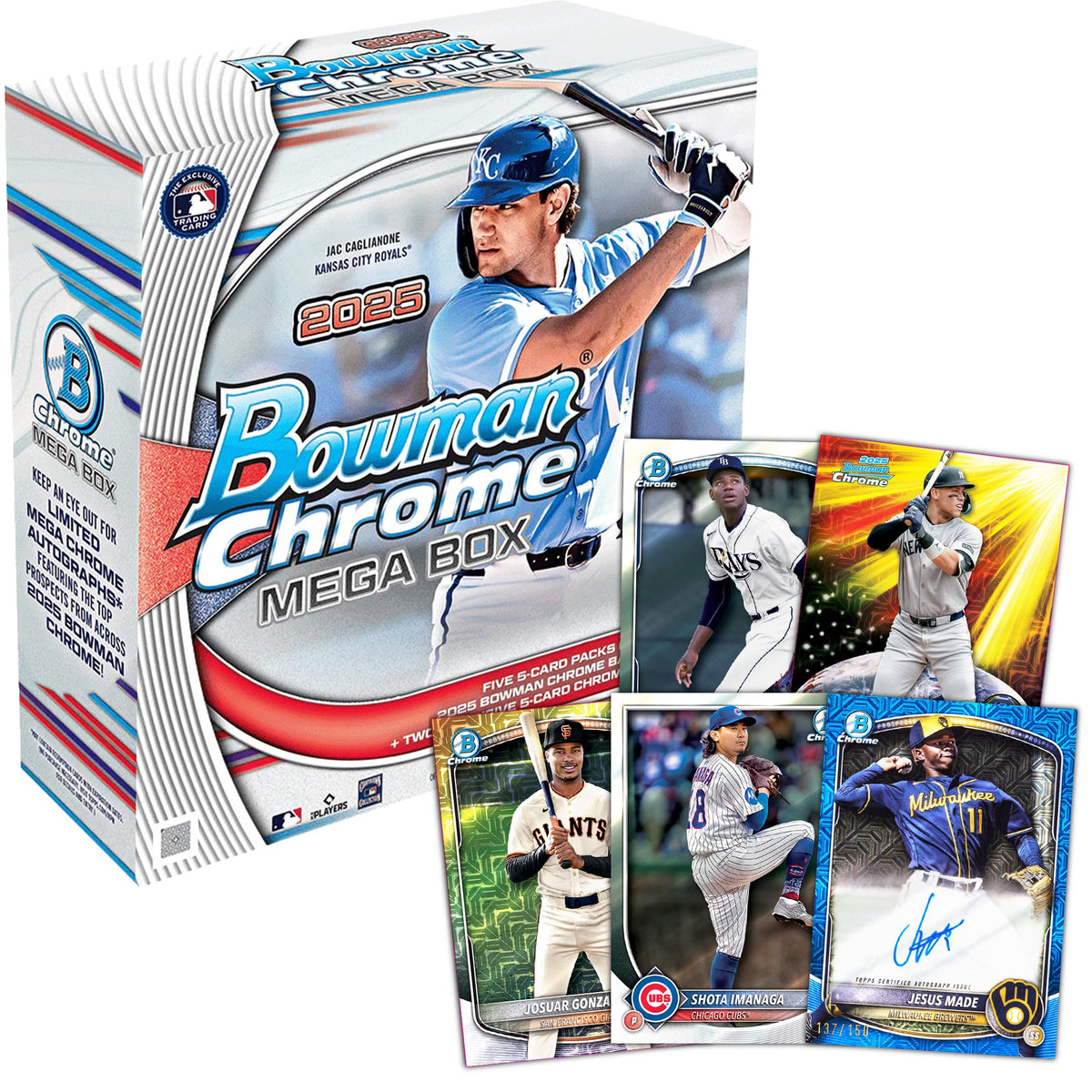 2025 Bowman Chrome Baseball Mega Box C9319