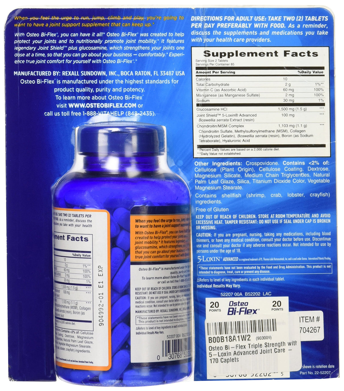 Triple Strength 170 Caplets N608909