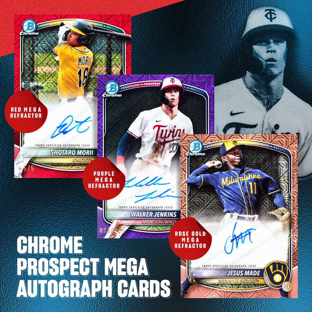 2025 Bowman Chrome Baseball Mega Box C9319